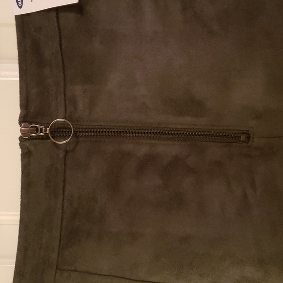 Old Navy Royal Pine Faux Suede Mini Skirt NWT - Picture 6 of 10